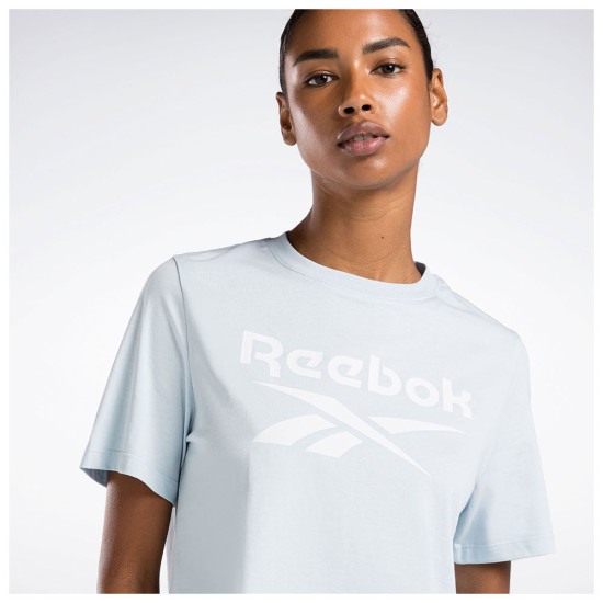 Reebok Γυναικεία κοντομάνικη μπλούζα RI Big Logo Crop Tee